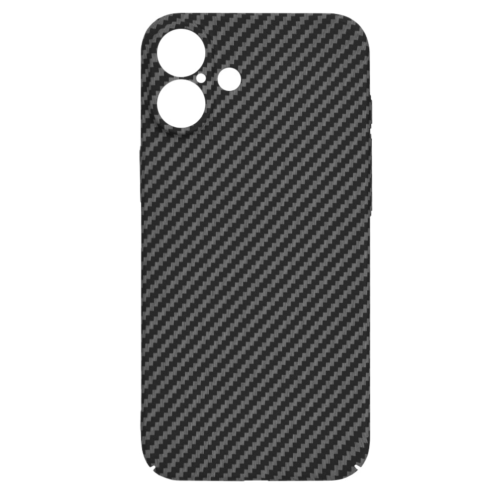 Techsuit Carbonite FiberShell Schutzhülle passend für iPhone 16 Plus Schwarz