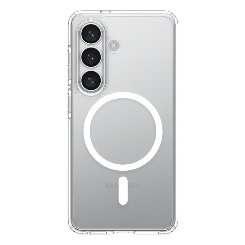 Spigen Ultra Hybrid MagSafe Hülle passend für Samsung Galaxy S26 Clear White