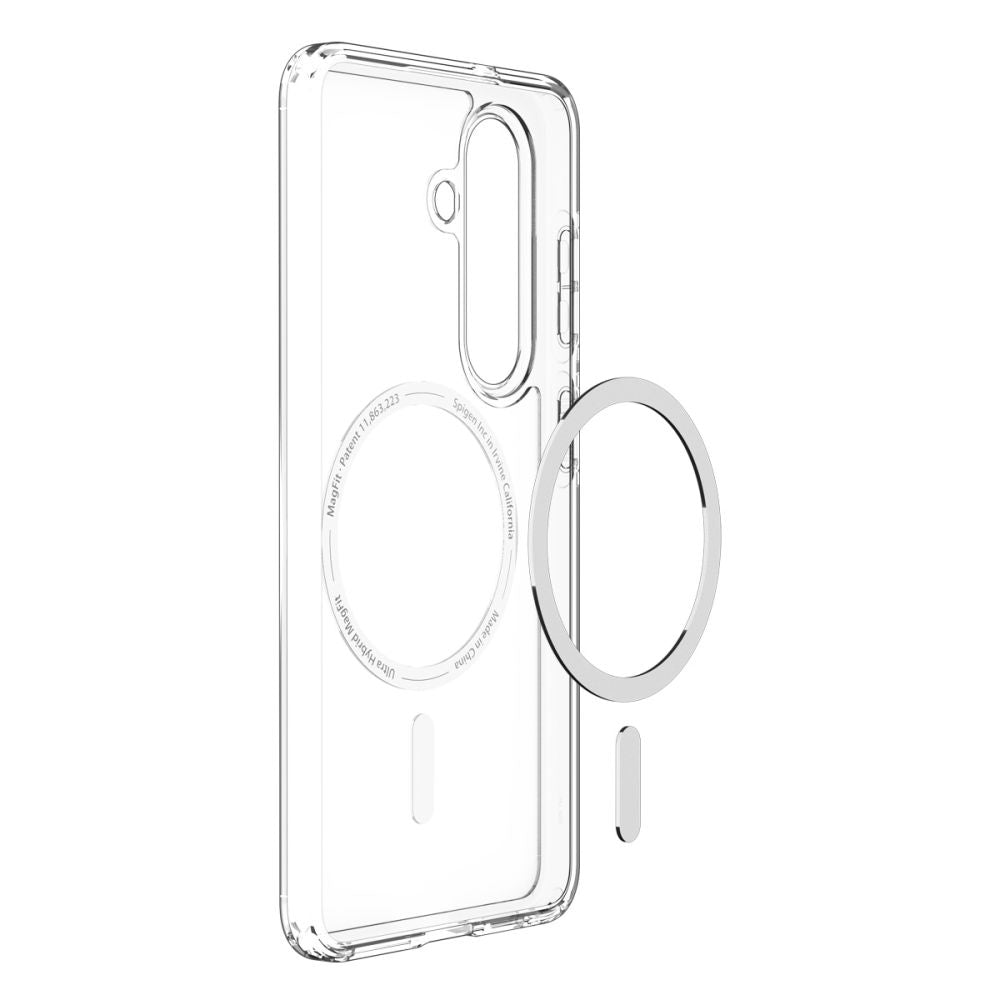 Spigen Ultra Hybrid MagSafe Hülle passend für Samsung Galaxy S26 Clear White