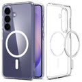 Spigen Ultra Hybrid MagSafe Hülle passend für Samsung Galaxy S26 Clear White