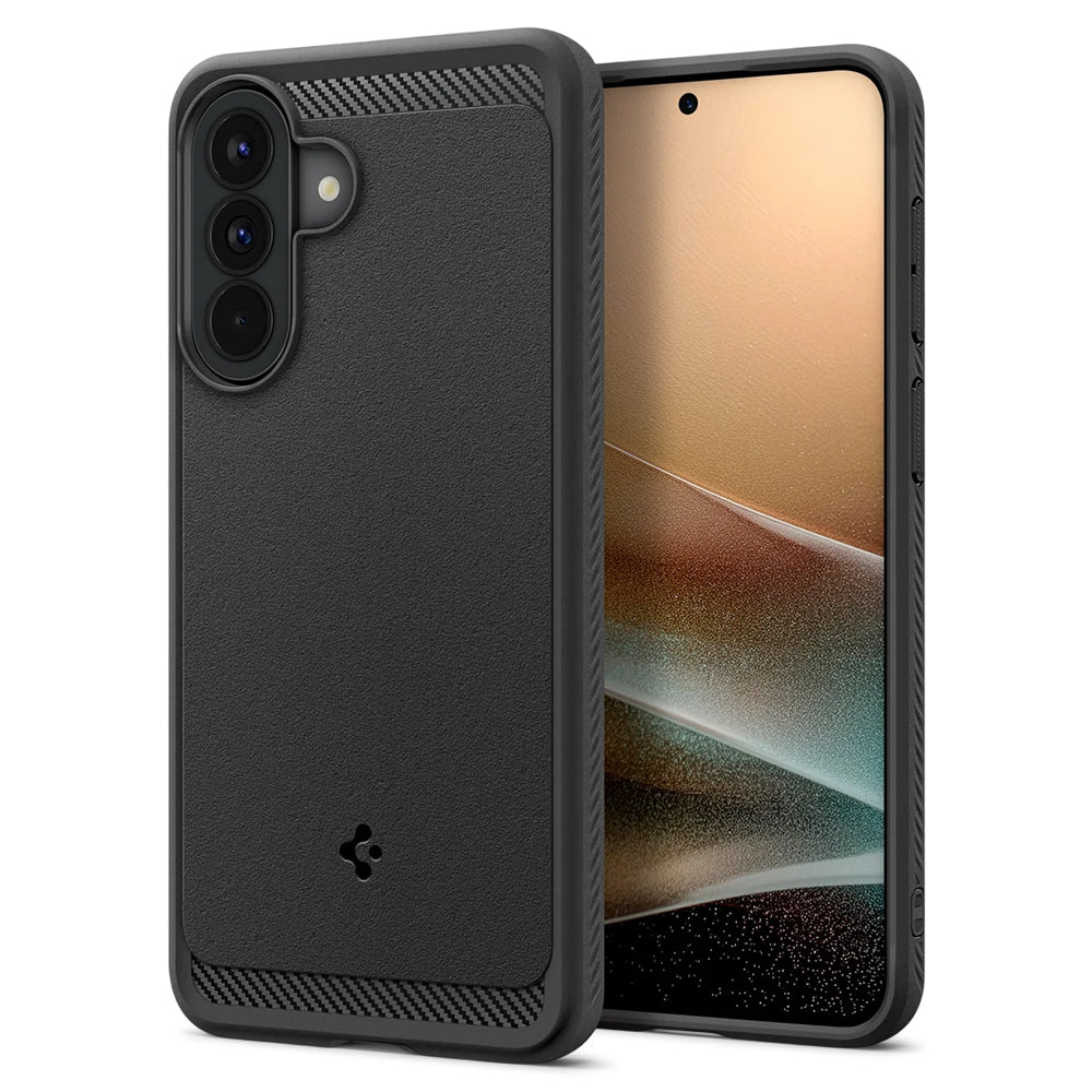 Spigen Rugged Armor Hülle passend für Samsung Galaxy A27 5G Schwarz Air Cushion