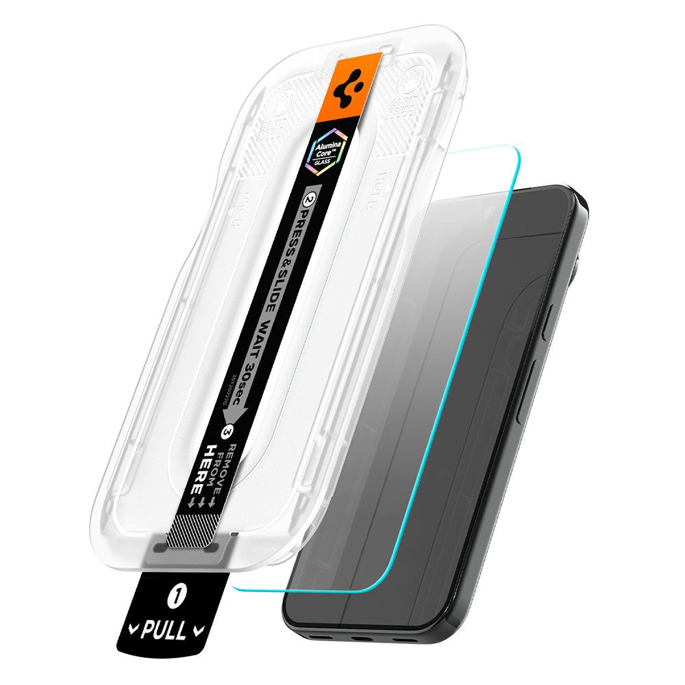 Spigen 2x Panzerfolie passend für Pixel 11/11 Pro Made for Google EZ Fit Pro