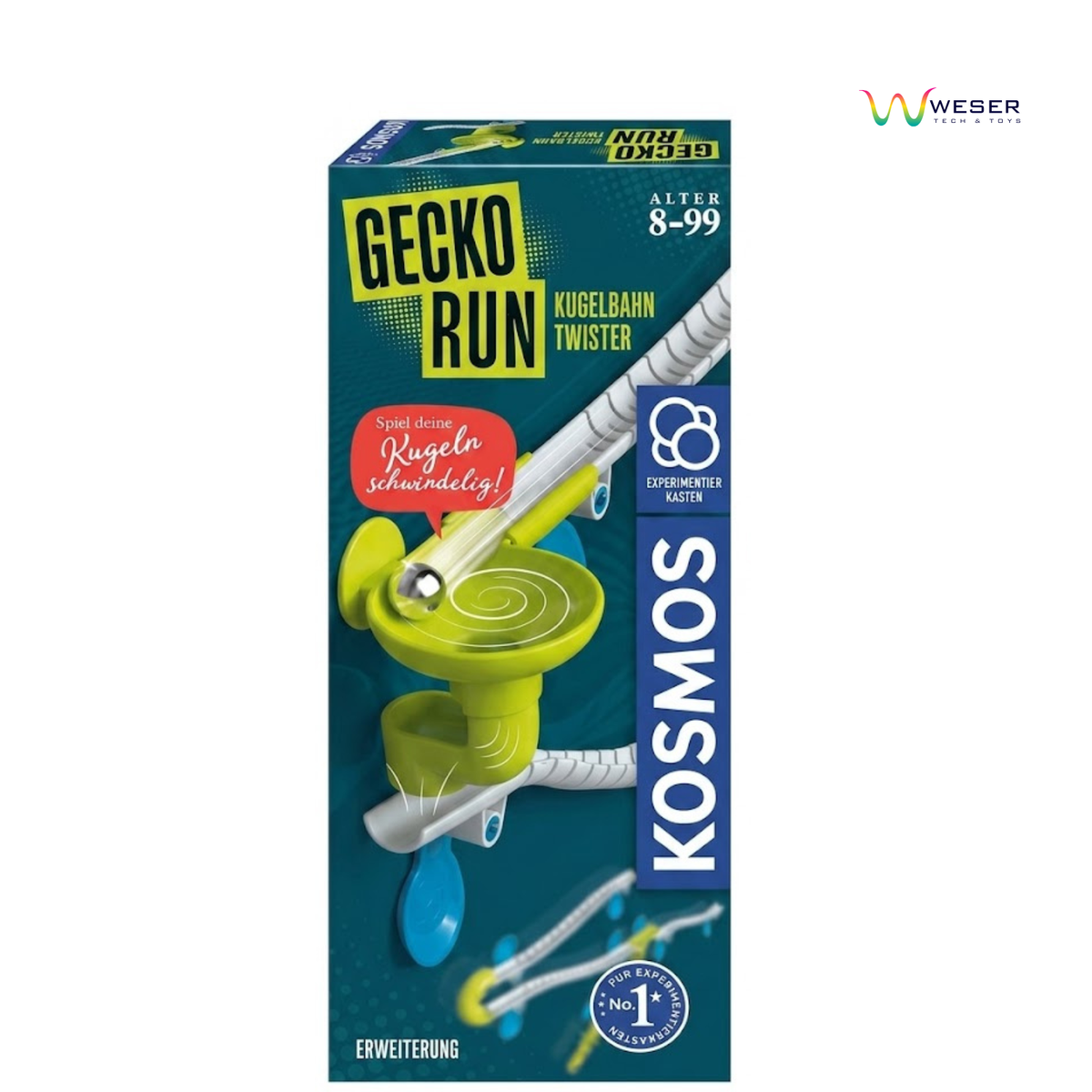 KOSMOS Gecko Run Twister Erweiterung Kugelbahn Ergänzungsset